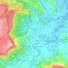 Mapa topográfico Perumahan Dinar Mas, altitud, relieve