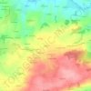 Mapa topográfico Langue, altitud, relieve