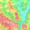 Mapa topográfico Le Mas, altitud, relieve