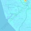 Mapa topográfico Sialang, altitud, relieve
