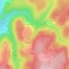 Mapa topográfico L Hâte Vitaux, altitud, relieve