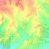 Mapa topográfico Koşuyolu, altitud, relieve