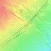 Mapa topográfico Rakaia, altitud, relieve
