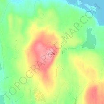 Mapa topográfico Orrdalsklint, altitud, relieve