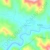 Mapa topográfico Ban On, altitud, relieve