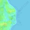 Mapa topográfico Low Hauxley, altitud, relieve