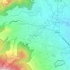 Mapa topográfico Pesanggrahan, altitud, relieve