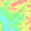 Mapa topográfico Namang, altitud, relieve