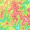 Mapa topográfico Le Lac Blanc, altitud, relieve
