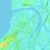 Mapa topográfico Mattakkuliya, altitud, relieve