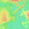 Mapa topográfico Northwest Angle 33 First Nation, altitud, relieve