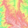 Mapa topográfico Leymebamba, altitud, relieve