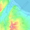 Mapa topográfico Campomarino, altitud, relieve
