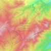 Mapa topográfico Parque Nacional Natural Cueva de los Guácharos, altitud, relieve