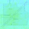 Mapa topográfico Balnearia, altitud, relieve