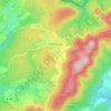 Mapa topográfico Climbach, altitud, relieve