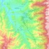 Mapa topográfico Vilcabamba, altitud, relieve