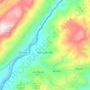 Mapa topográfico Jimera de Líbar, altitud, relieve