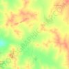 Mapa topográfico Shire Of Cue, altitud, relieve
