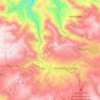 Mapa topográfico Talavera, altitud, relieve
