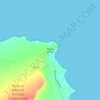 Mapa topográfico Punta Loma, altitud, relieve