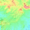 Mapa topográfico Boyacá, altitud, relieve