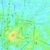 Mapa topográfico Chembukkavu, altitud, relieve