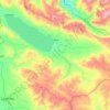 Mapa topográfico Layo, altitud, relieve