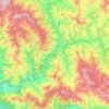 Mapa topográfico Bhikiasain, altitud, relieve