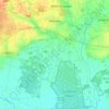 Mapa topográfico Maasen, altitud, relieve