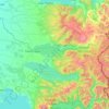 Mapa topográfico Puyehue, altitud, relieve