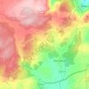Mapa topográfico Pera Velha, altitud, relieve