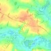 Mapa topográfico Sparham, altitud, relieve