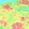 Mapa topográfico Yoro, altitud, relieve