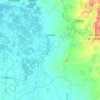 Mapa topográfico Chimá, altitud, relieve