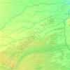 Mapa topográfico Vichada, altitud, relieve