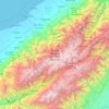 Mapa topográfico Parque Nacional Sierra de La Culata, altitud, relieve