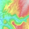 Mapa topográfico Choranche, altitud, relieve