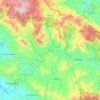 Mapa topográfico Orica, altitud, relieve