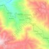 Mapa topográfico Rocchacc, altitud, relieve