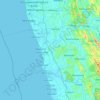 Mapa topográfico Kalutara District, altitud, relieve