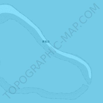 Mapa topográfico 黄岩岛, altitud, relieve