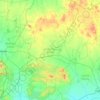 Mapa topográfico Jamjodhpur Taluka, altitud, relieve