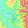 Mapa topográfico San Pedro de Vilcabamba, altitud, relieve