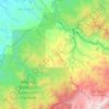Mapa topográfico Alto Tambo, altitud, relieve