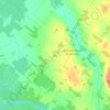 Mapa topográfico Sainte-Élizabeth-de-Warwick, altitud, relieve