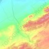 Mapa topográfico Aïn Maabed, altitud, relieve