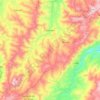Mapa topográfico Quingeo, altitud, relieve