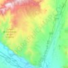 Mapa topográfico Juslibol, altitud, relieve