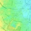 Mapa topográfico Safdarjung Enclave, altitud, relieve